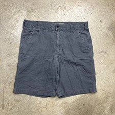 Carhartt carpenter shorts grey Size 36" workwear relaxed 102514039