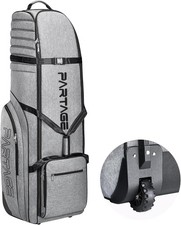 Golf Travel Bag with Wheels, Golf Travel Case for Airlines, 900D Heavy Duty