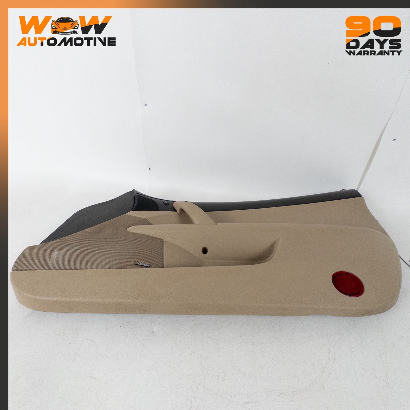 09-11 CHEVROLET CORVETTE C6 FRONT LEFT DRIVER SIDE INTERIOR DOOR PANEL BEIGE OEM
