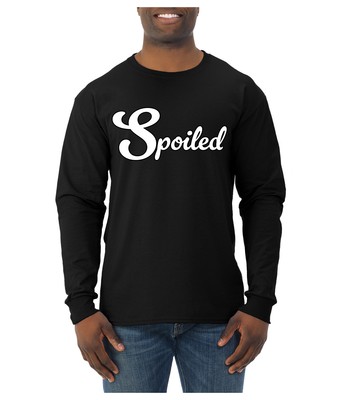 Spoiled Funny Classic Broke Teen Mens Long Sleeve Shirt