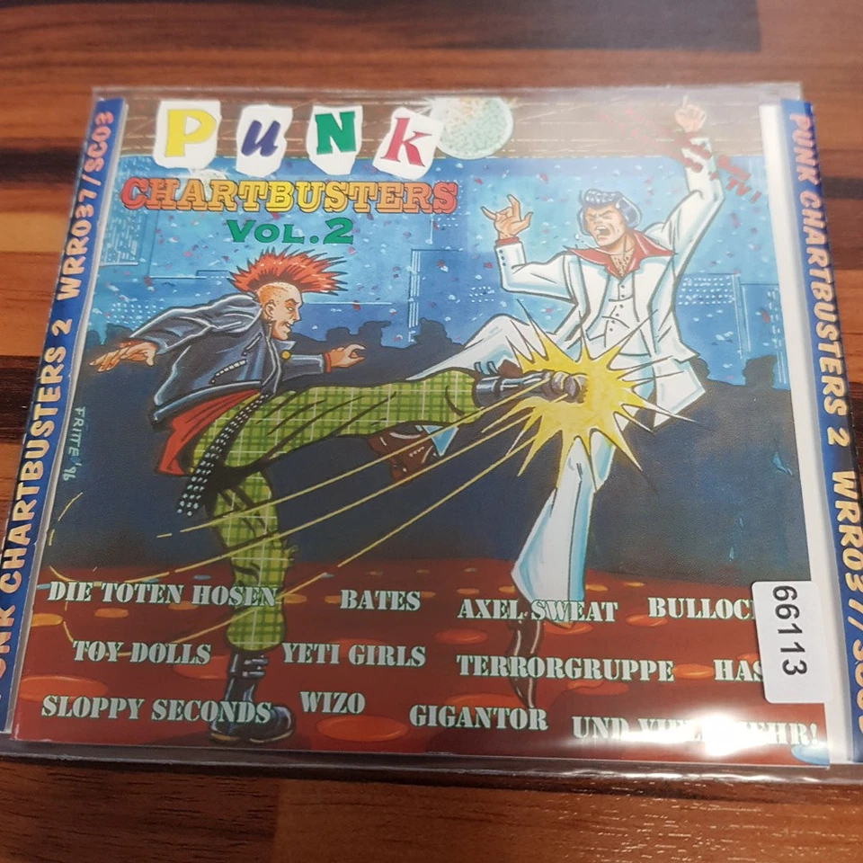 VARIOUS punk chartbusters 2 EX/EX (CD Album, Rock, Wolverine) - Bild 1 von 2