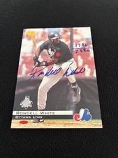 RONDELL WHITE AUTOGRAPH INSERT CLASSIC 1994 OTTAWA LYNX /2880 NRMT BASEBALL CARD