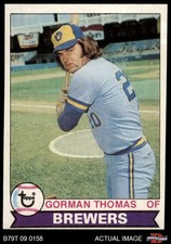 1979 Topps #376 Gorman Thomas Brewers 4 - VG/EX