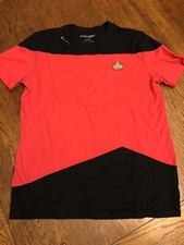 Star Trek Captain Kirk Uniform Graphic Shirt Sz M