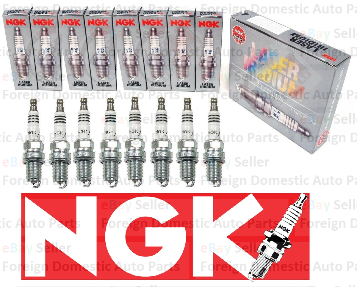Set of 8 NGK Laser Iridium Spark Plugs FOR BMW N62 550i 650i 750i