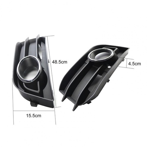 Cubierta de luz antiniebla delantera rejilla bisel embellecedor para Audi A1 8X 10-2014 izquierda derecha - Imagen 2 de 9