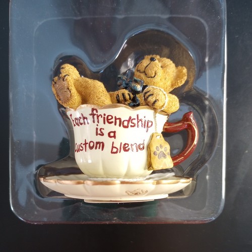 B Buddy Teabearie Boyds Each Friendship is a Custom Blend Figurine 24300 VTG - Picture 15 of 15