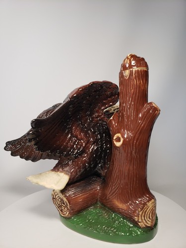 Vtg 1980 Ezra Brooks Fraternal Order of Eagles Liquor Bottle 185, Empty Decanter - Picture 12 of 24