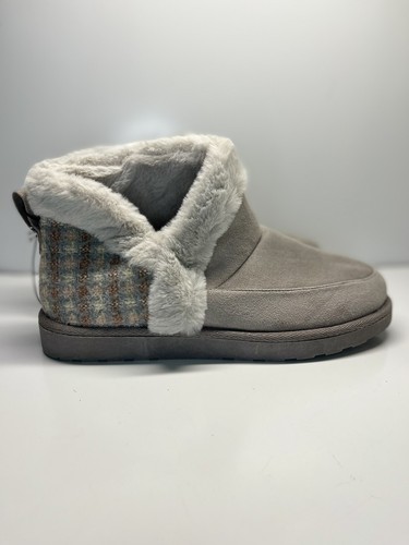 Maurices Gray Iris Slipper Boots Size 