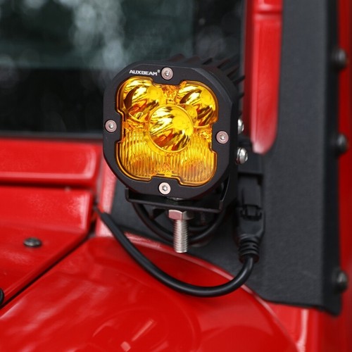 AUXBEAM 3" LED Barra de Luz Cubo Punto Vainas de Inundación Conducción Lámpara Antiniebla Offroad ATV UTV - Imagen 12 de 12