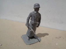 Stadden, ww2 Russian German infantry Winter war, unpainted, 54mm lead figure