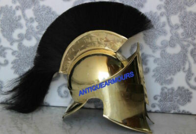 Mittelalterlich 300 Spartan Troy Armour Helm W / Plume Knight Griechische Replik