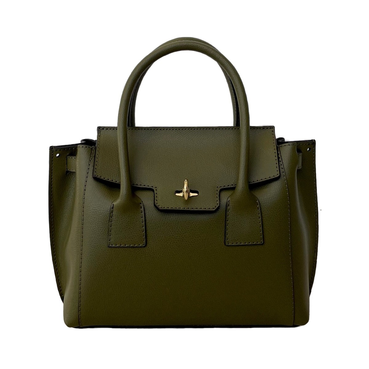 Borsa A Tracolla In Pelle Fatta A Mano - Stile Vintage Messenger - Marrone