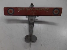 Antique Tin Henry Katz windup airplane 1920's