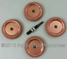5pc Tire Changer Inner Liner Buffer  Wheels for Radial Repair Patch