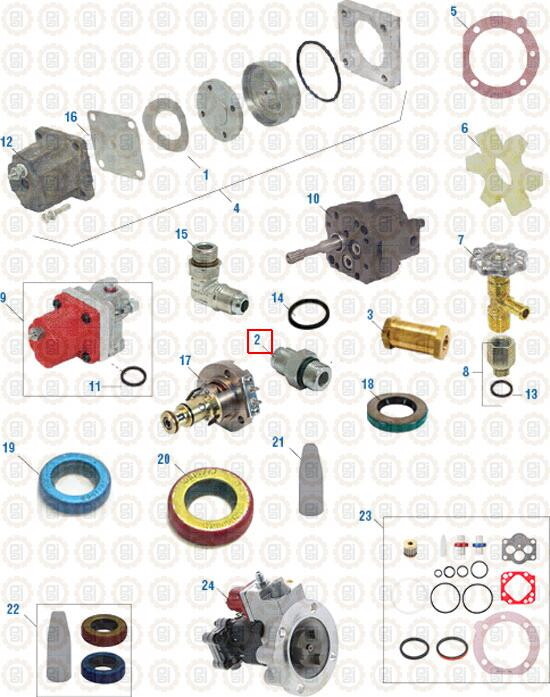 Straight Fuel Check Valve for a Cummins N14. PAI # 042211 Ref