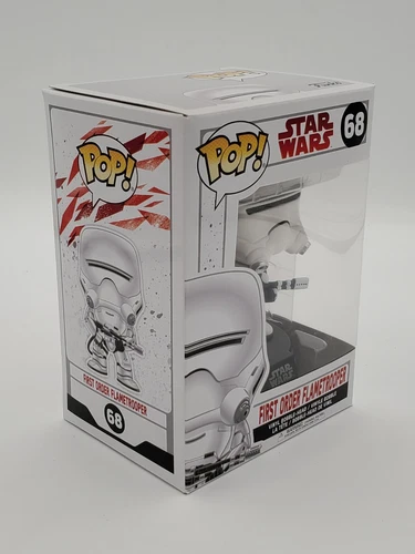Funko Pop! Star Wars: First Order Flametrooper #68 Vinyl Figure In Box Unopened