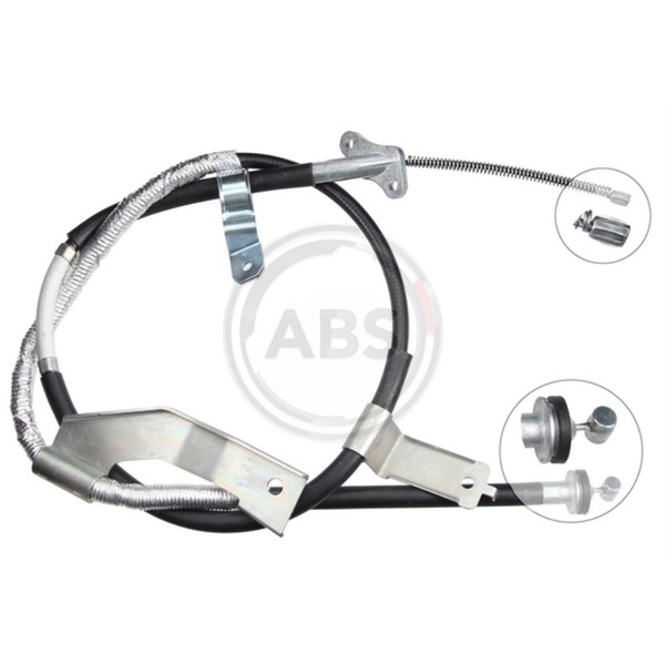 A.B.S. Handbremsseil Bremsseil Rechts Passend FüR Opel Frontera K17098-image