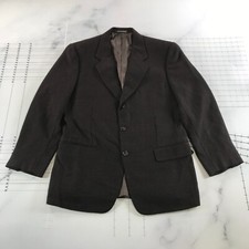 Corneliani Sport Coat Mens EUR 48R US 38R Brown Tweed Virgin Wool Three Button