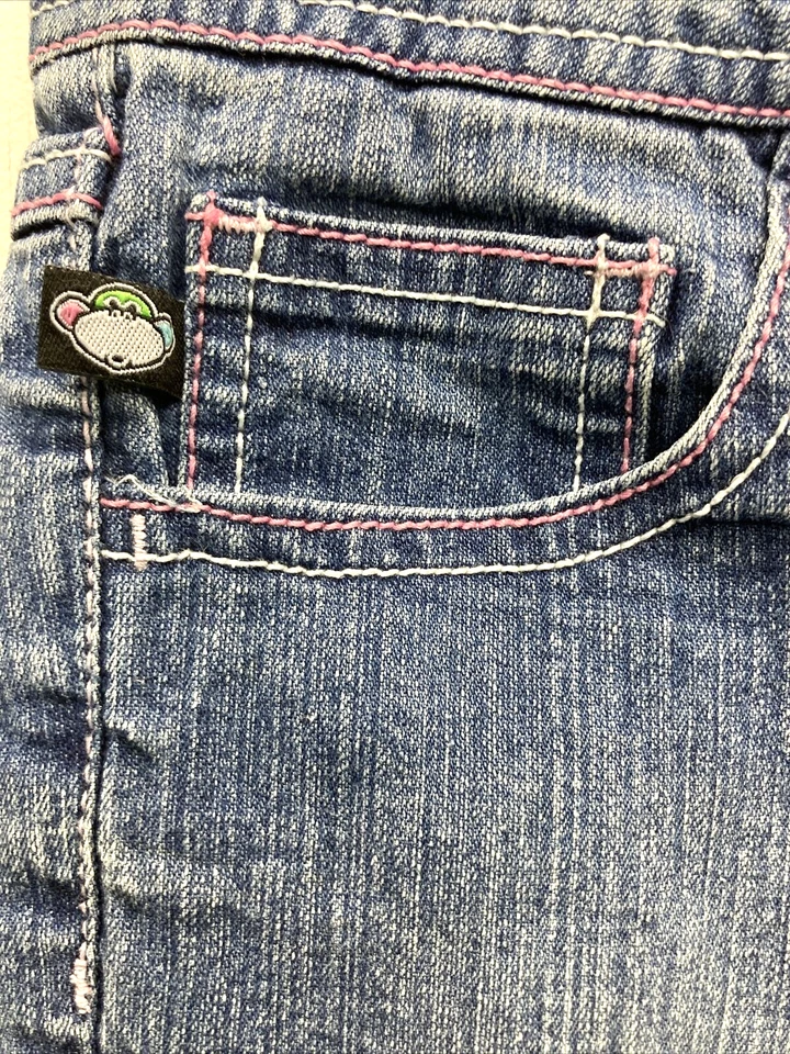 Jeans feminino Bobby Jack "Bobbylicious" azul denim flare - elástico - Tamanho 10 - Imagem 3 de 4