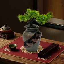 Tabletop Fountain Mini Waterfall fit Indoor Relaxation Water Feature Fountain