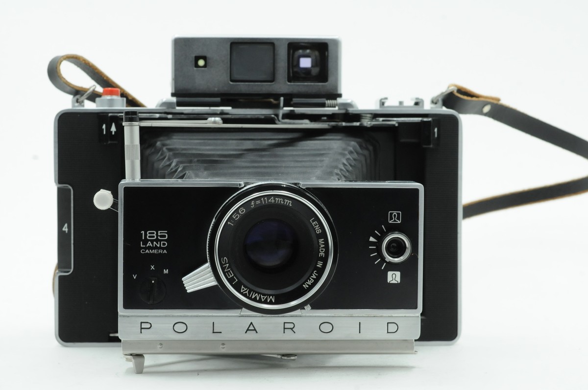 Polaroid Land Camera Model 185 w/Mamiya 114mm f5.6 Lens RARE Polaroid Land Camera Model 185 w/Mamiya 114mm f5.6 Lens RARE
