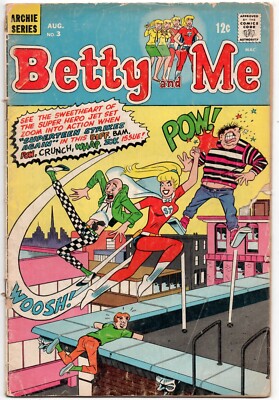 Betty and Me 3 ORIGIN FIRST APPEARANCE SUPERTEEN 1966 Dan Vincent DeCarlo Archie
