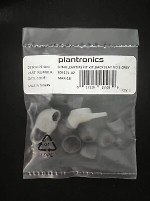 Plantronics Para Kit para Backbeat Go 3 Gris 3 Tallas (S, M, LED) & 2X - Imagen 1 de 2