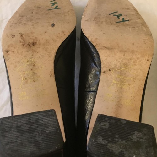 HILLARD & HANSON womens shoes BLACK size 9 - Picture 7 of 7