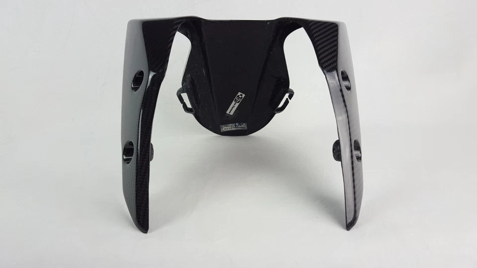 2013-22 Ducati Hyperstrada Hypermotard carbon fiber front fender GLOSS - image 4 of 4