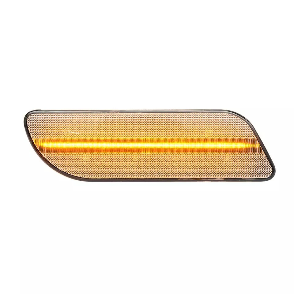 Clear Lens LED Side Marker Lights For 1998-04 Mercedes Benz SLK R170 CLK320 W208 - Image 3 of 4