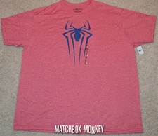 The Amazing Spiderman 2 Men's T Shirt Alter Ego Non Compression Super Hero NEW
