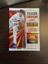 Alex Faedo 2018 Panini Contenders Draft Picks Season Ticket Fame /5 Tigers