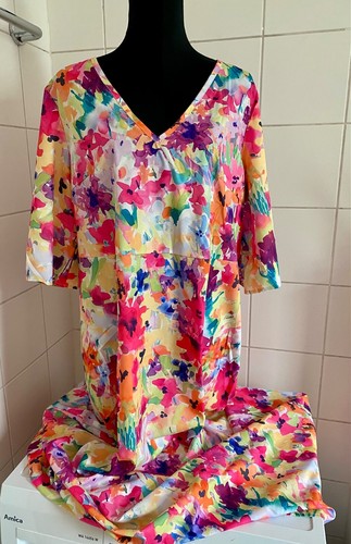 Kleid, Sommerkleid, Strandkleid, XXL , 48 , leuchtende Sommerfarben, Maxi - Bild 2 von 4