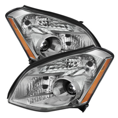 Fit Nissan 07-08 Maxima Chrom Gehäuse Ersatz Scheinwerfer Paar Set Se Sl