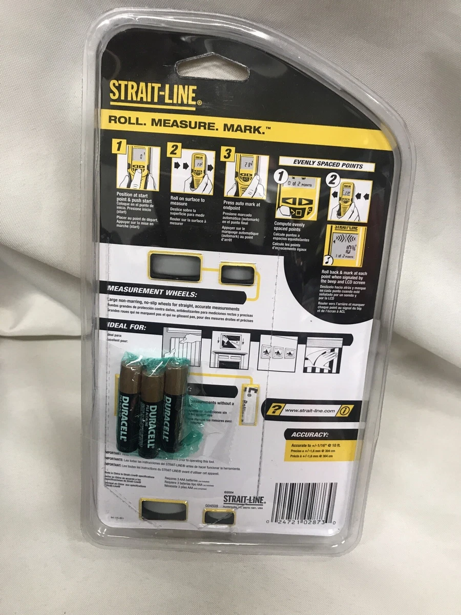 Rolling measurement tool deals