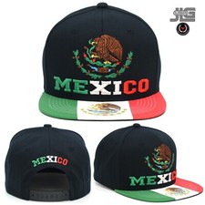 Mexico Eagle New HL Mexican Flag Embroidery Snapback Hat Flag Adult Baseball Cap