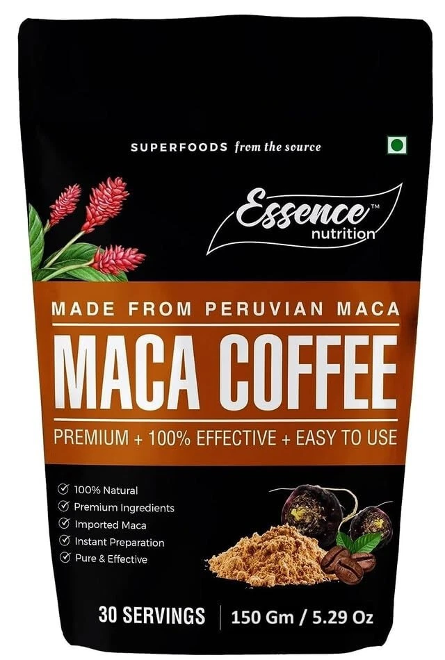 ESSENCE MACA X- Power Coffee POWDER BOOSTER SEX LIFE Herbal pour hommes et femmes 100...