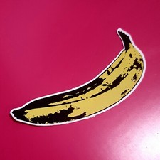 Andy Warhol Banana 100mm Vinyl Sticker Laptop Skateboard Bike Car Weatherproof 