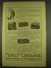 1913 Likly Luggage Ad - No. 681 Wardrobe Trunk