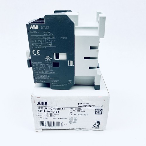 ABB AX12-30-10-84 1SBL911074R8410 CONTACTOR 110V50HZ/110-120V60HZ | eBay
