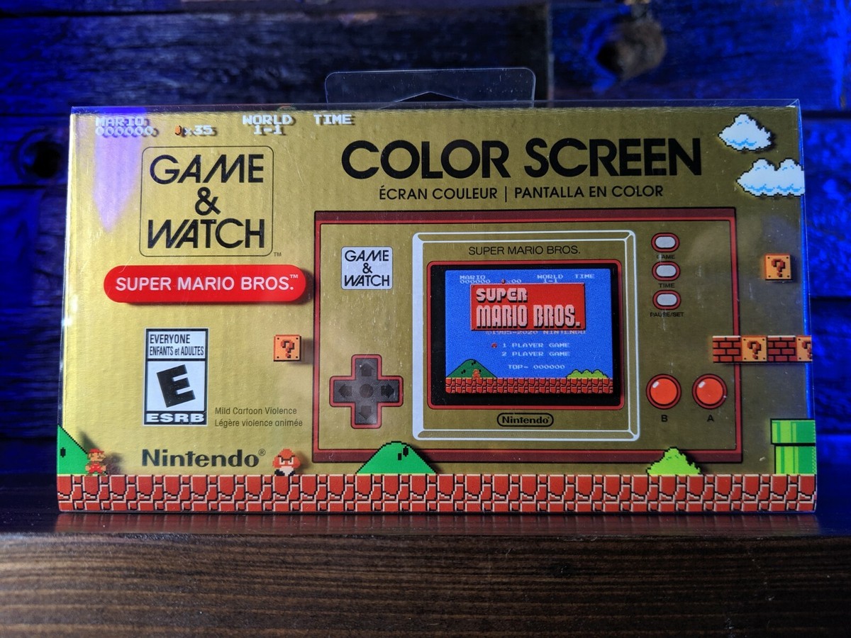 Nintendo Game and Watch Super Mario Bros Electronic Handheld Brand