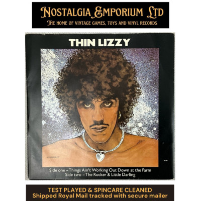 Vintage 7'' Vinyl Thin Lizzy - Things Ain't Working Out Down At The Farm