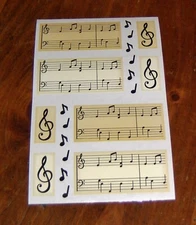 Mrs. Grossman Sticker Sheet ~ Sheet Music