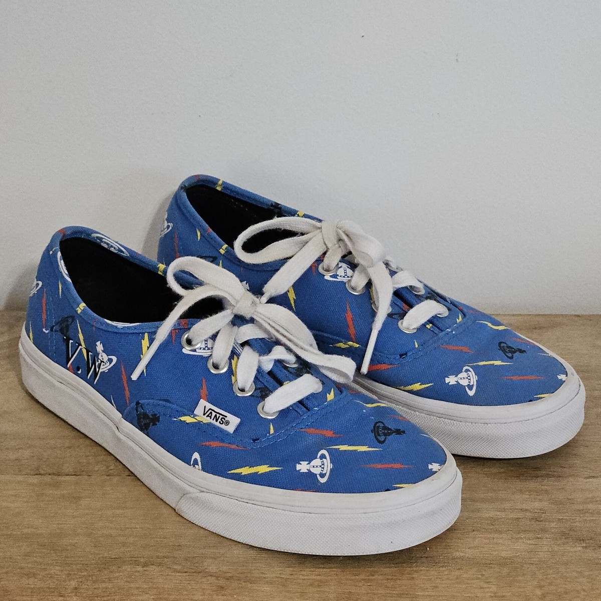 VANS x Vivienne Westwood Sneakers Men’s Size Women’s Thunderbolts Orbs - Main Image