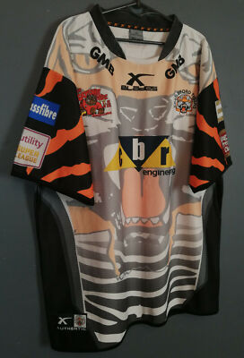 Maillot Rugby Castleford Tigers 2010s - Taille XXL, Club Anglais, Occasion