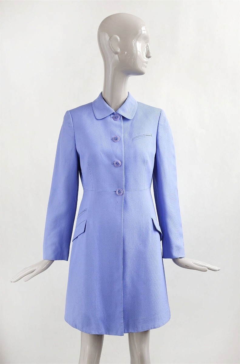 Gianni Versace Couture Vintage Spring 1997 Periwinkle Purple Gianni Versace Couture Vintage Spring 1997 Periwinkle Purple