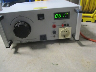 Global Specialties #1505 dual range 0-130 VAC @ 4A 0-260 VAC@2A Power Supply
