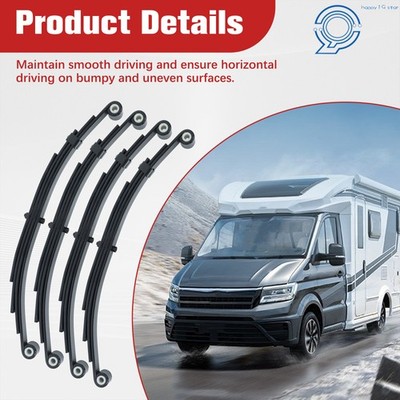 4 leaves 1750lbs Trailer W/U-bolt kit 3500lbs Tandem Trailer Axle Suspension Kit
