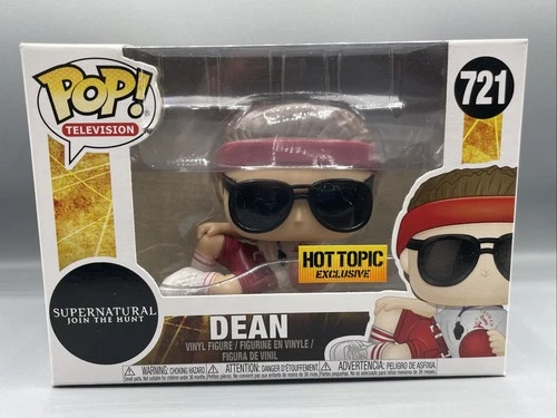 Funko POP! Supernatural Dean Gym Teacher Hot Topic Exclusive 721 w/Pop Protecter